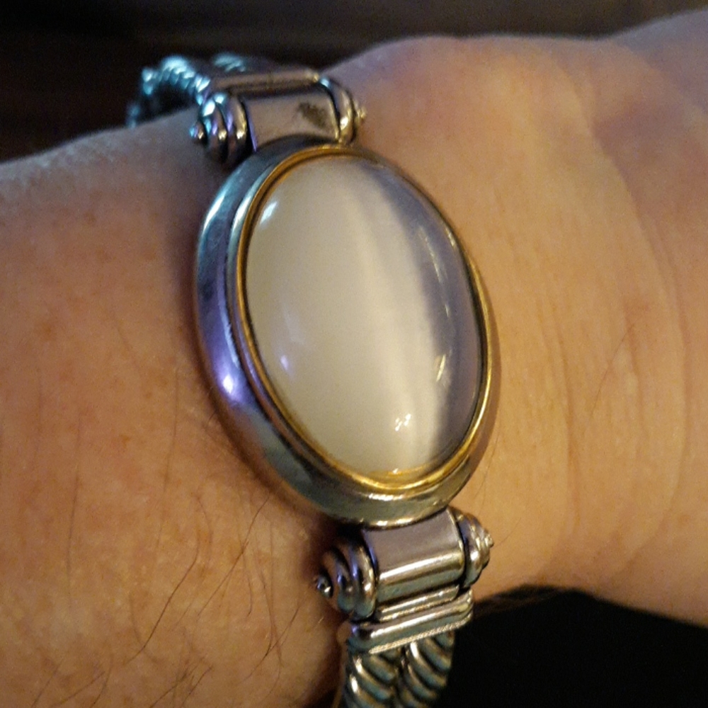 Silver toned bracelet